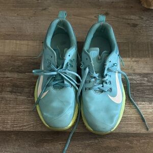 Women’s Golf Nike Blue and Yellow Athletic Shoes